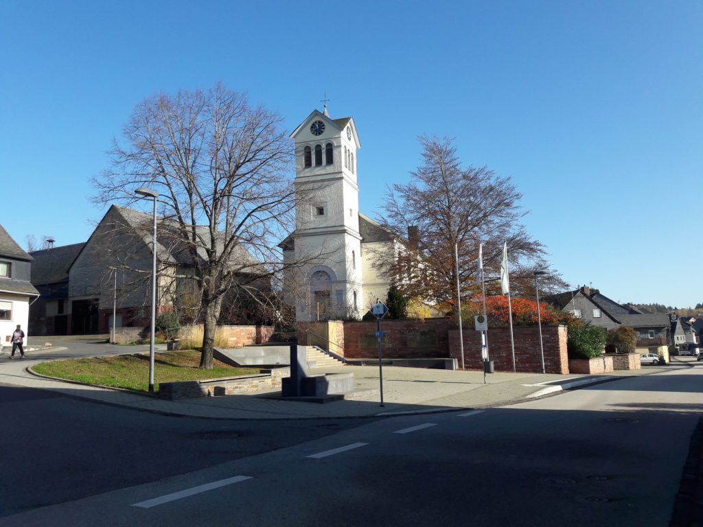 Erbauung der evangelischen Kirche